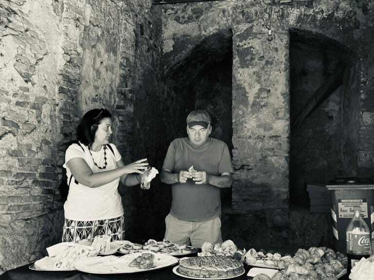 Backstage di Rincorsa.