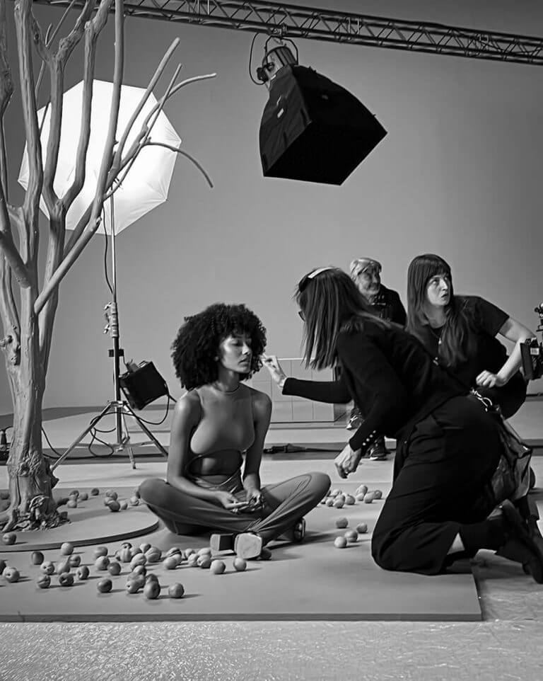 Backstage di Shooting.