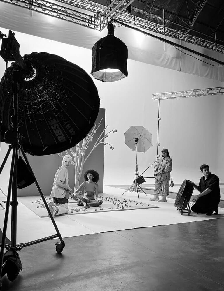 Backstage di Shooting.