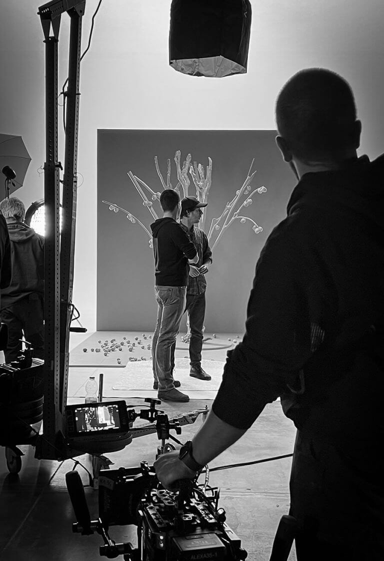 Backstage di Shooting.