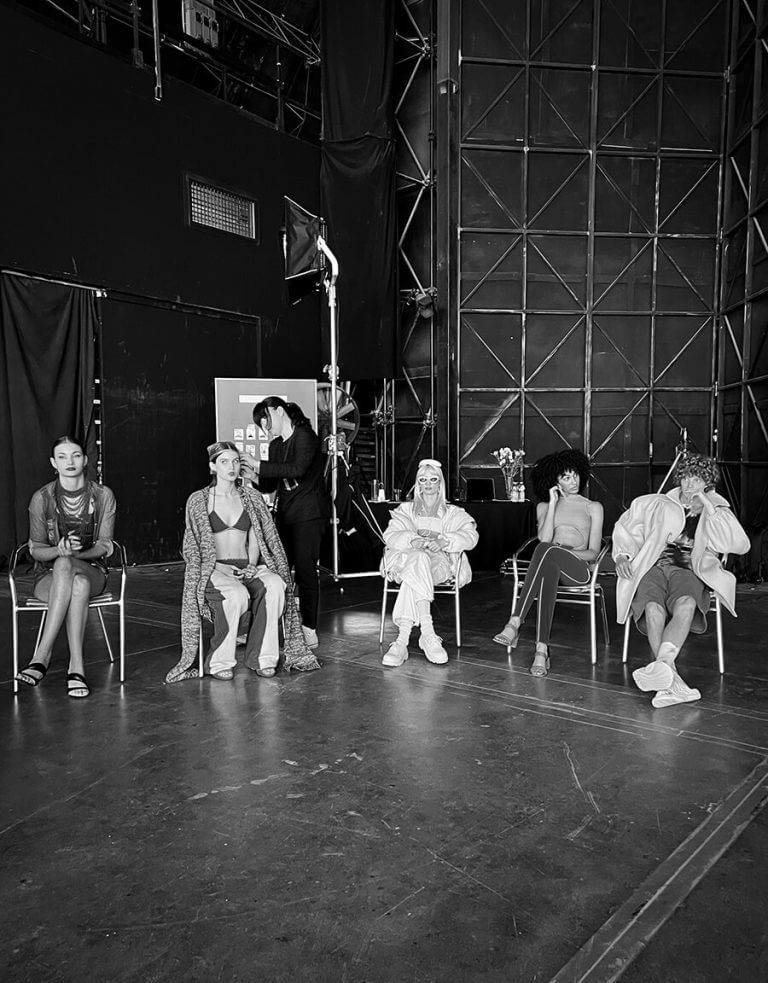 Backstage di Shooting.