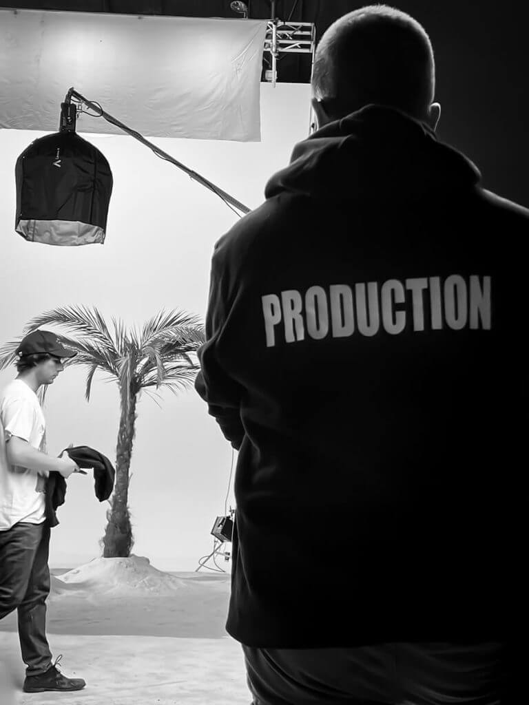 Backstage di Shooting.