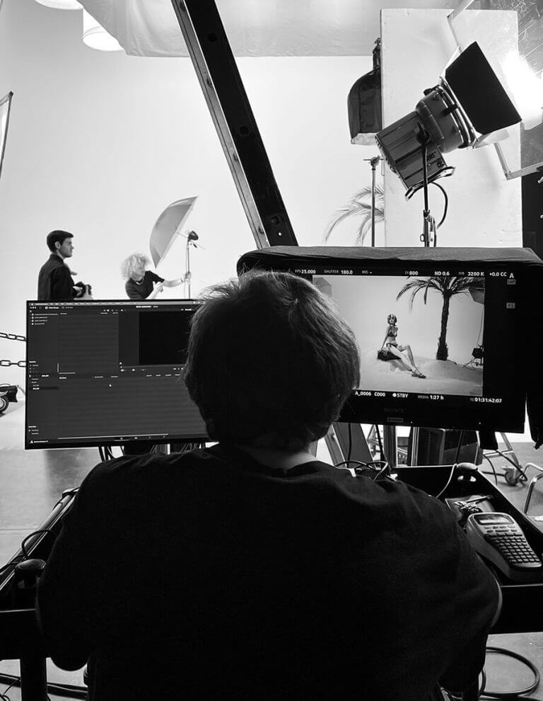 Backstage di Shooting.