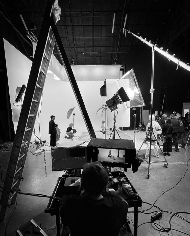 Backstage di Shooting.