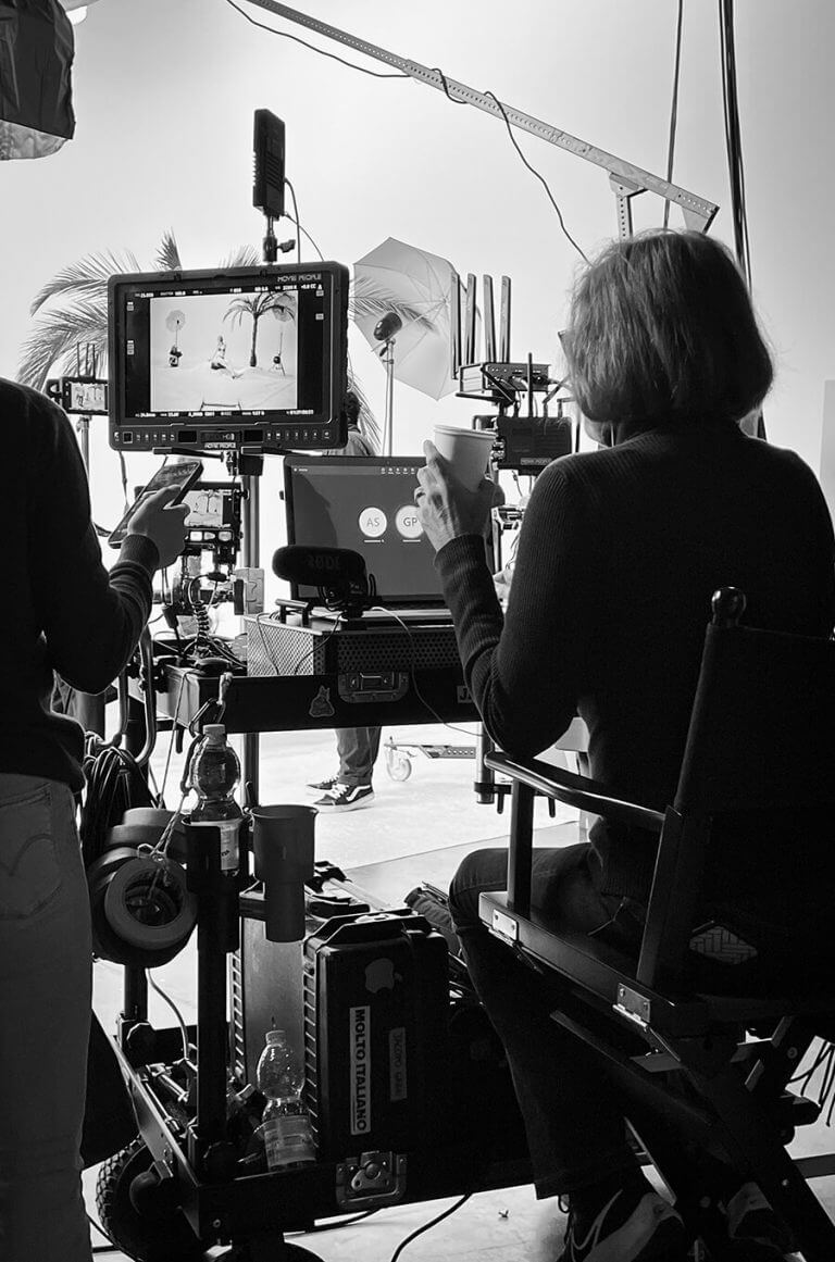 Backstage di Shooting.
