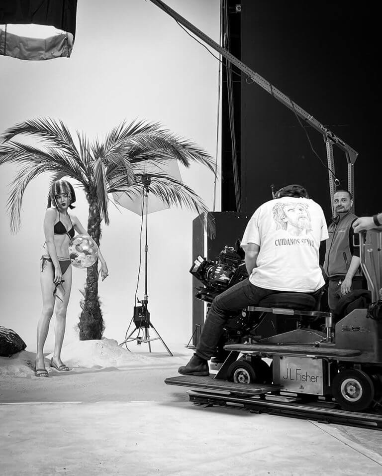 Backstage di Shooting.