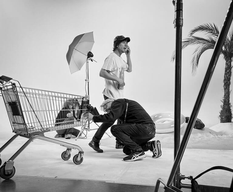 Backstage di Shooting.