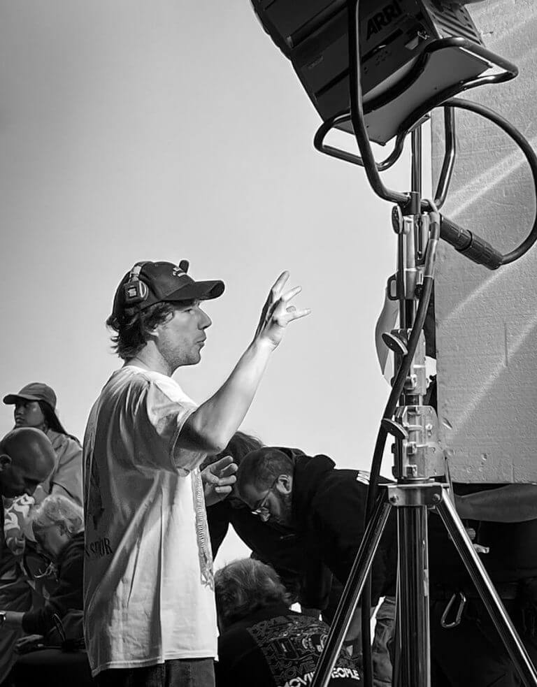 Backstage di Shooting.