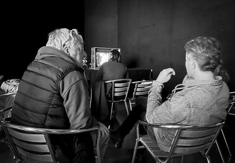 Backstage di Shooting.