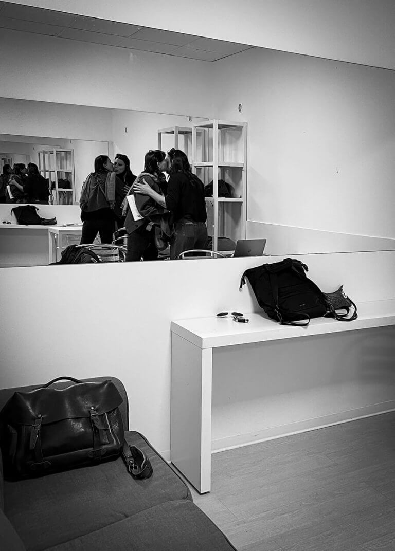 Backstage di Shooting.