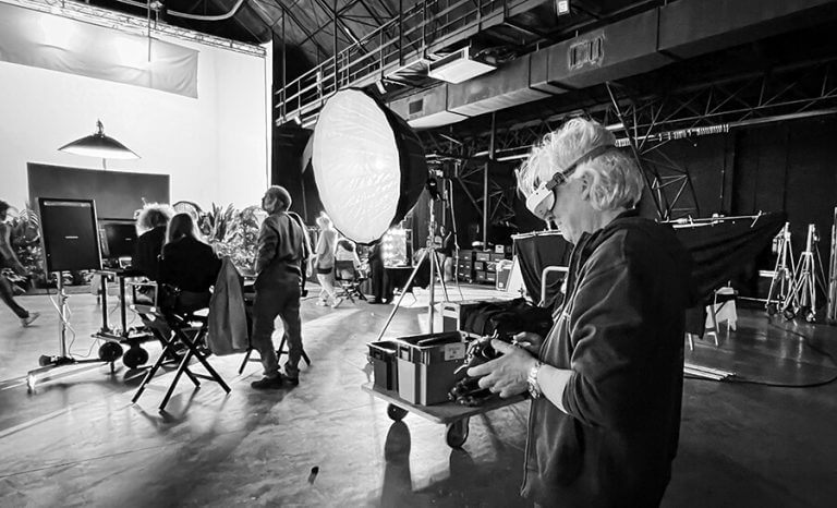 Backstage di Shooting.