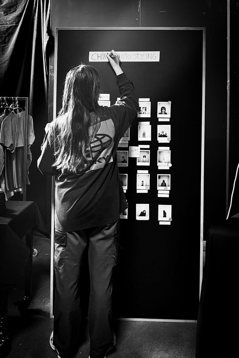 Backstage di Shooting.