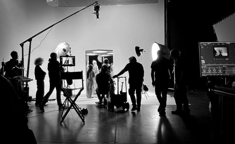 Backstage di Shooting.