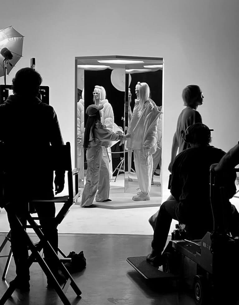 Backstage di Shooting.