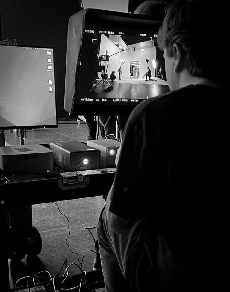 Backstage di Shooting.