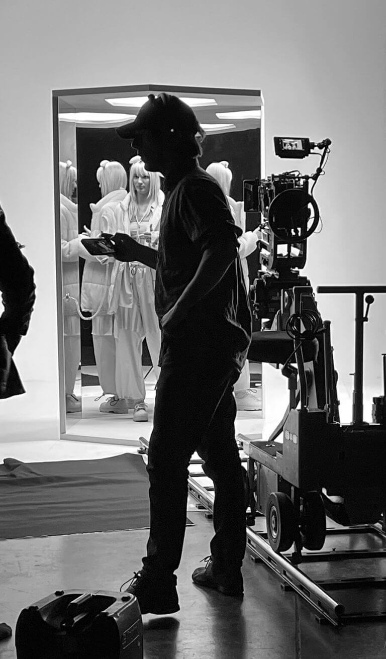 Backstage di Shooting.