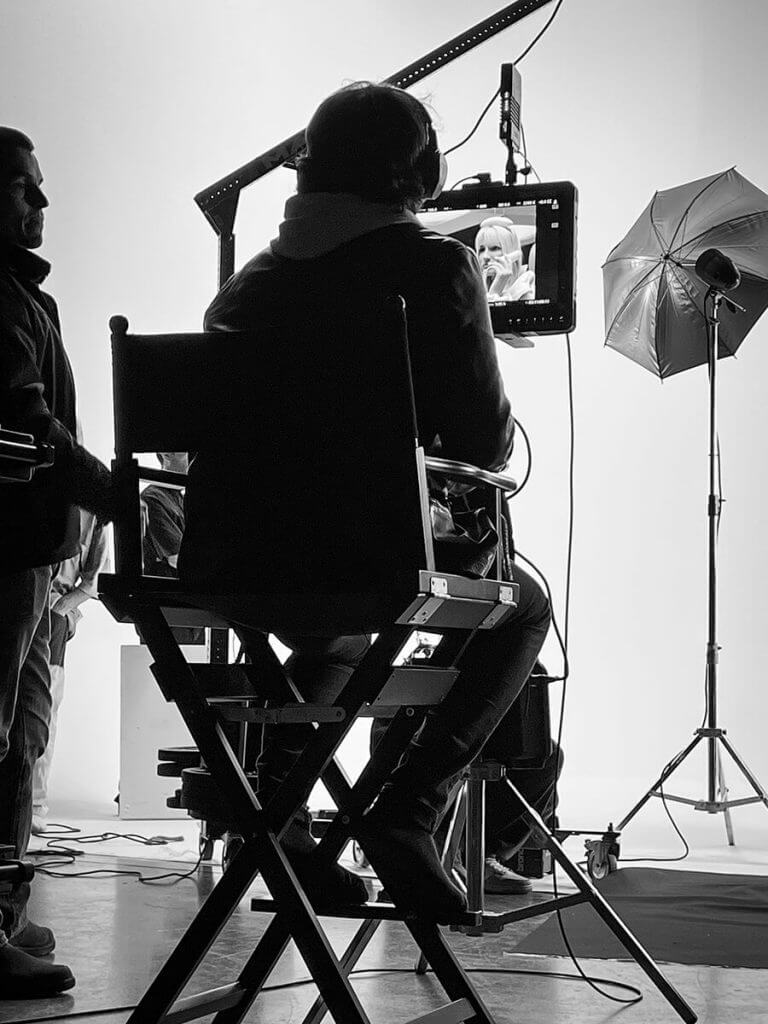 Backstage di Shooting.