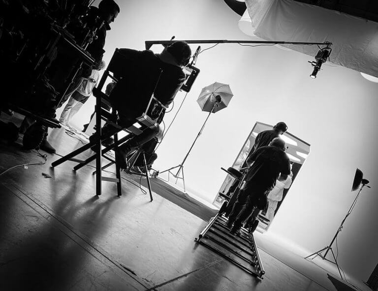 Backstage di Shooting.