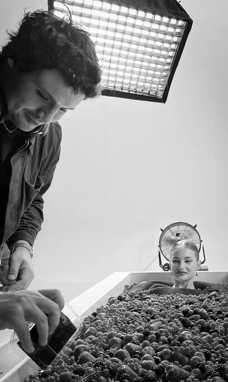 Backstage di Shooting.