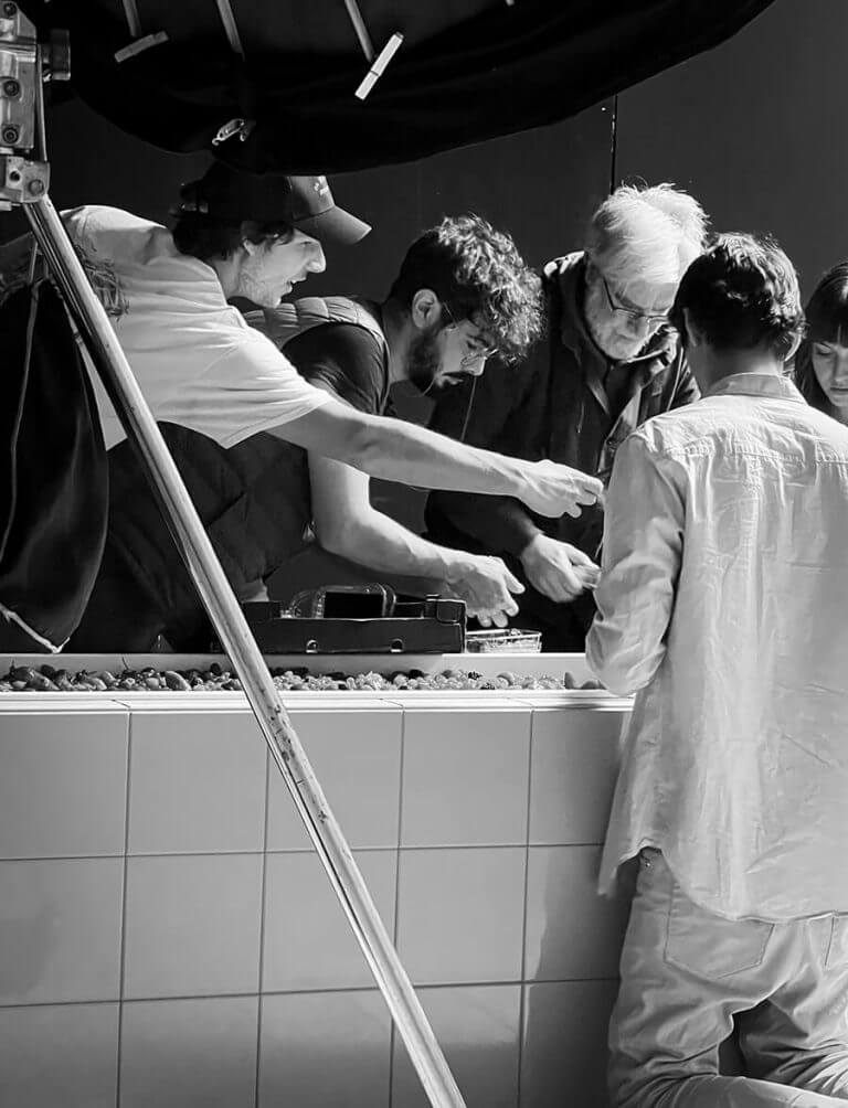 Backstage di Shooting.