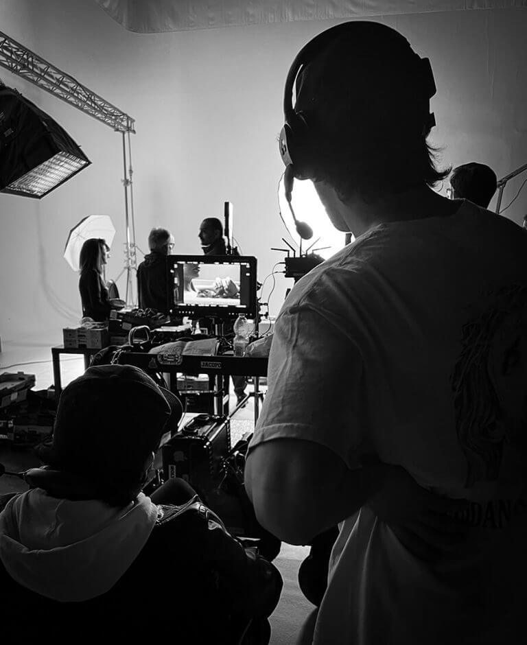 Backstage di Shooting.