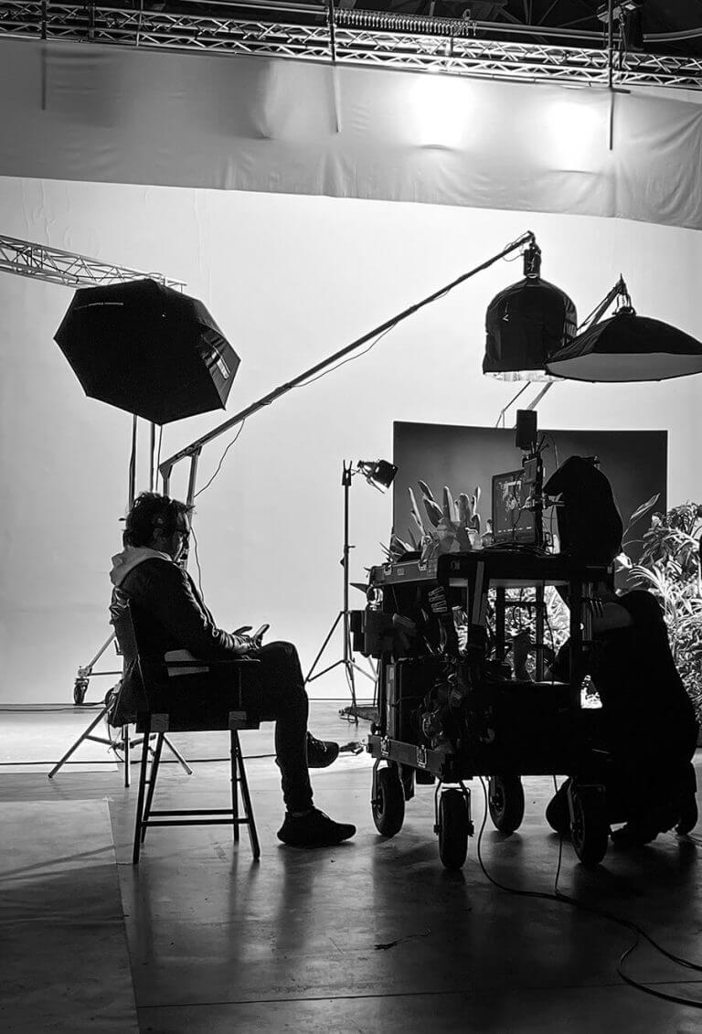 Backstage di Shooting.